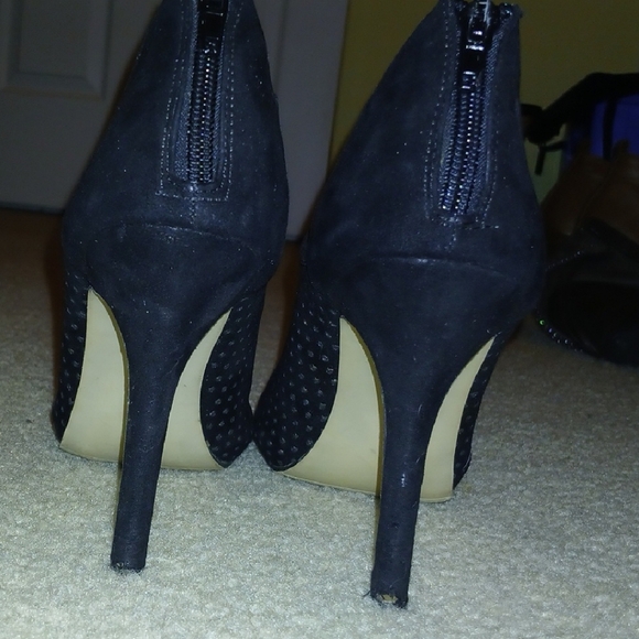 Madden Girl Peep Toe Heeled Booties - Picture 6 of 7